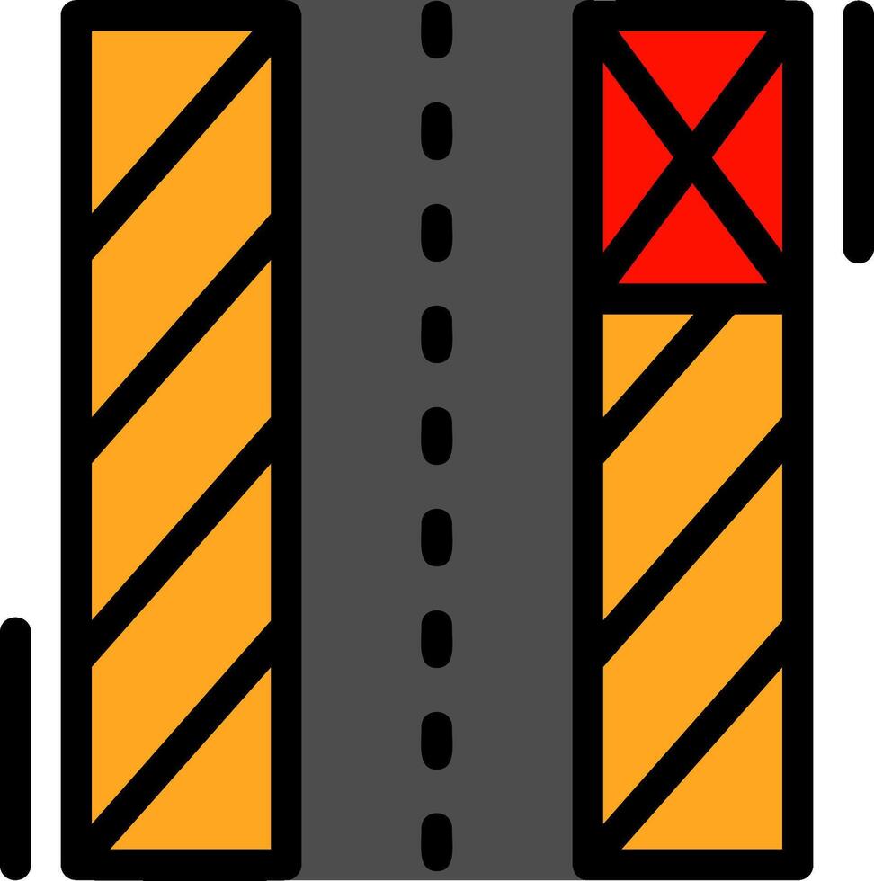 Caricamento in corso zona linea pieno icona vettore