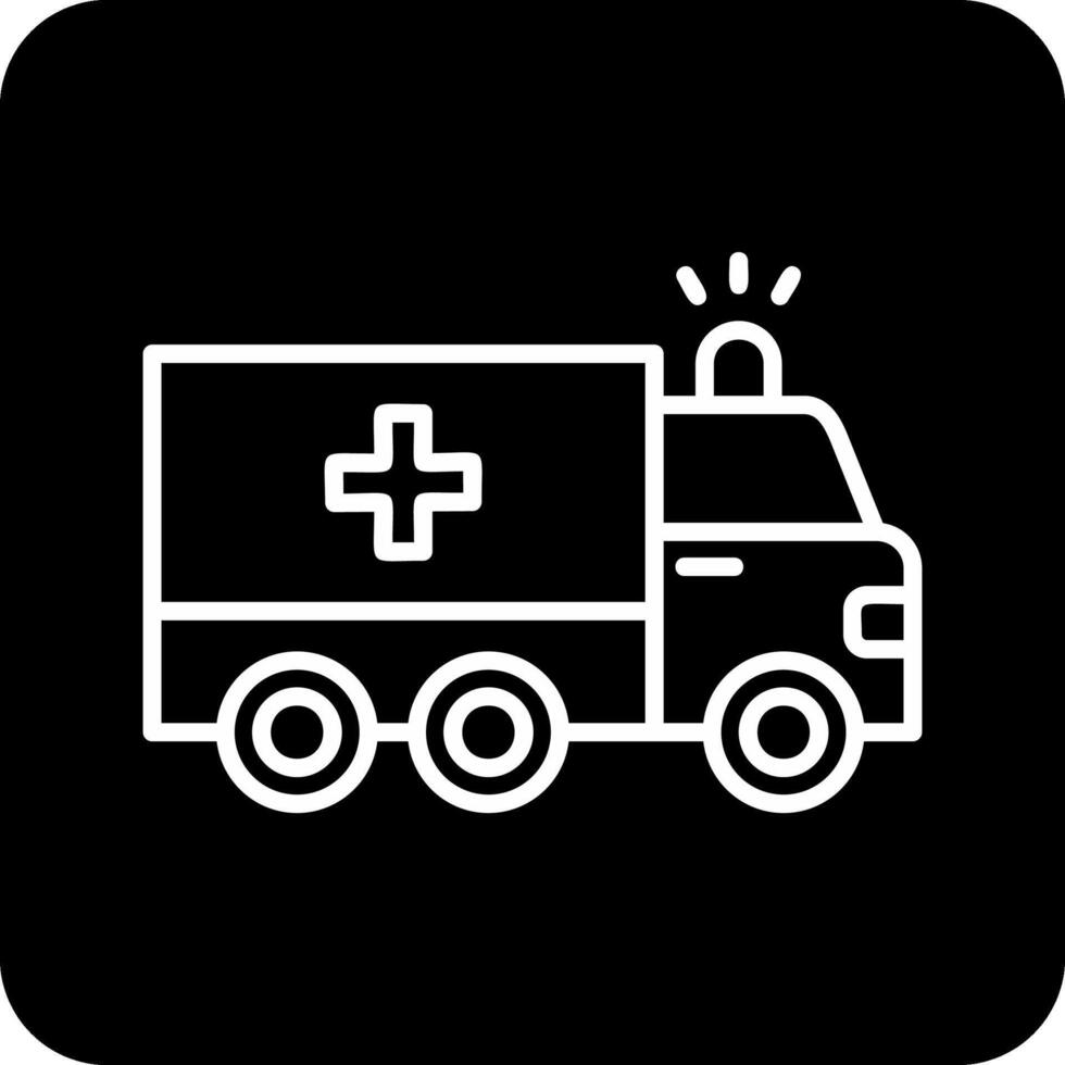 icona del vettore di ambulanza
