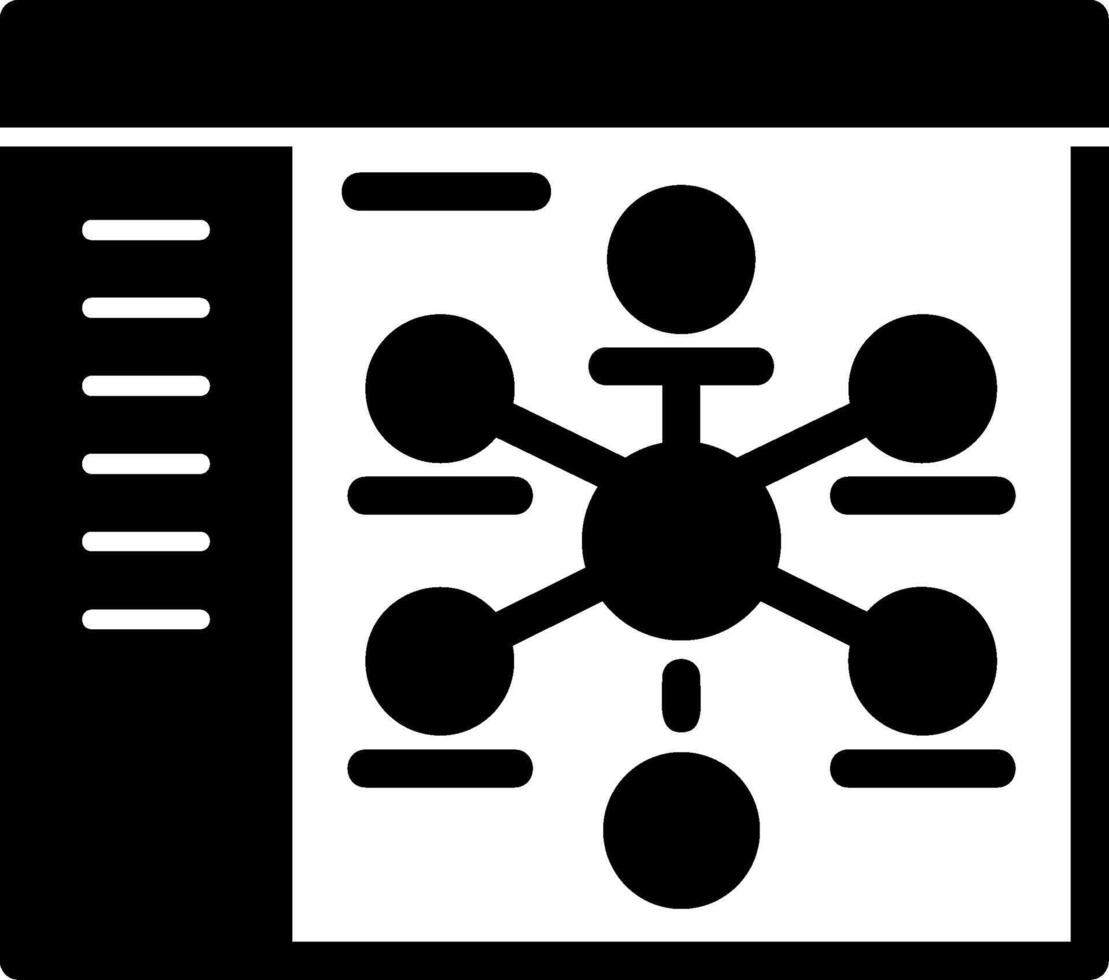 icona del glifo grafico vettore