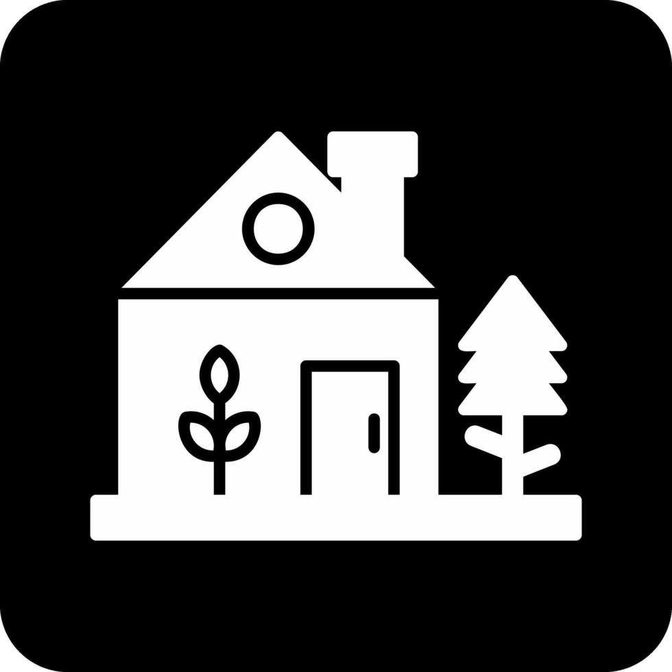 verde casa vettore icona