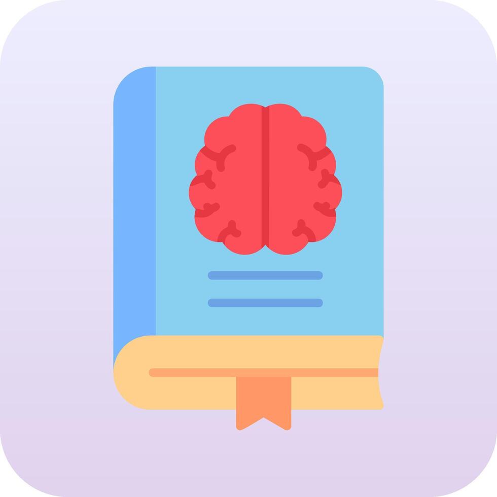 neurologia libro vettore icona