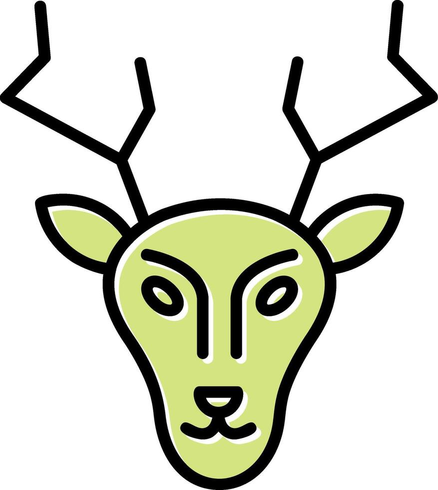 cervo vettore icona