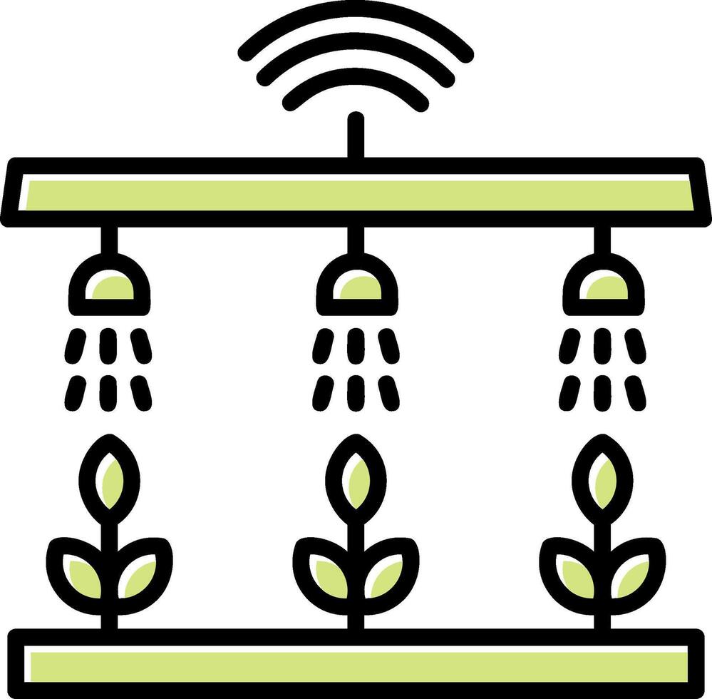 inteligente azienda agricola vettore icona