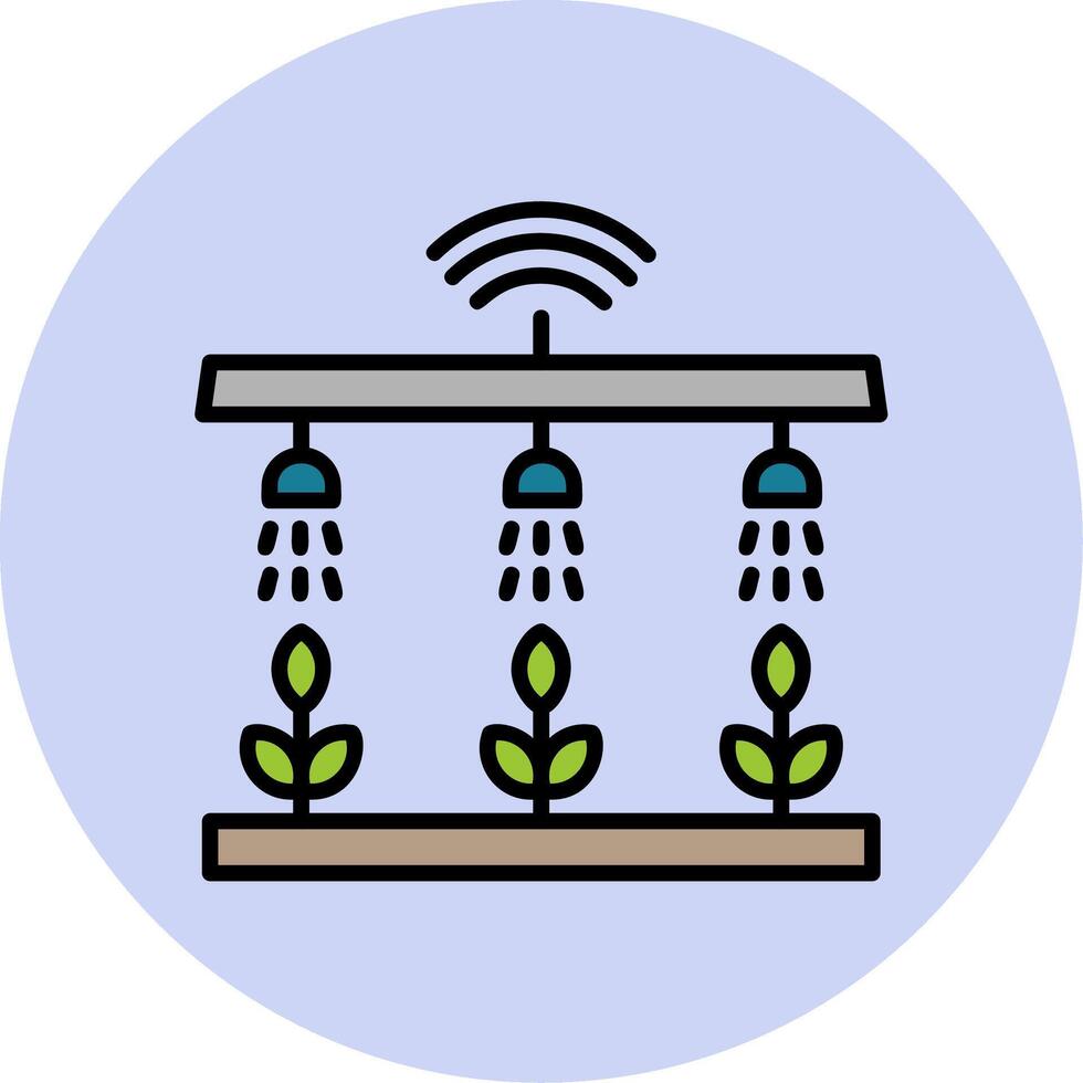 inteligente azienda agricola vettore icona