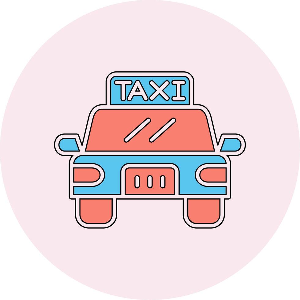 Taxi vettore icona