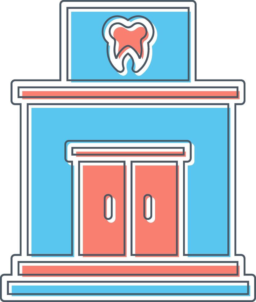 dentale clinica vettore icona