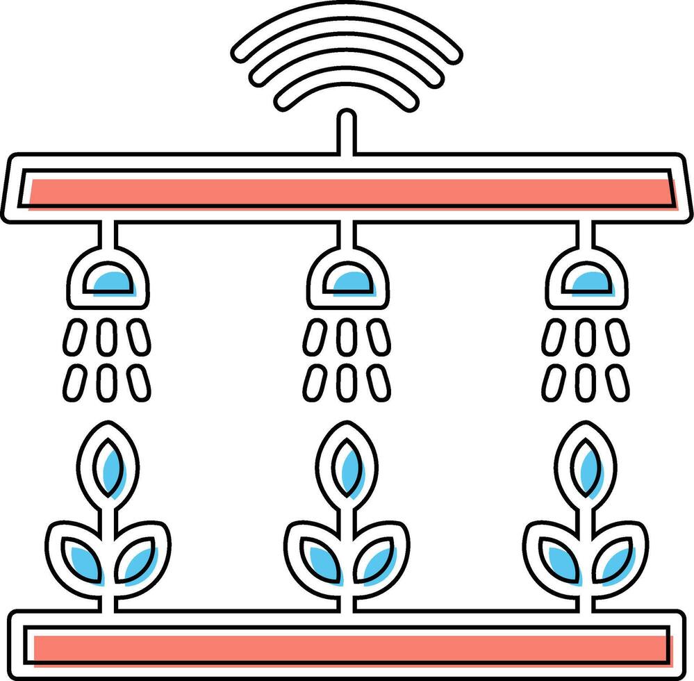 inteligente azienda agricola vettore icona