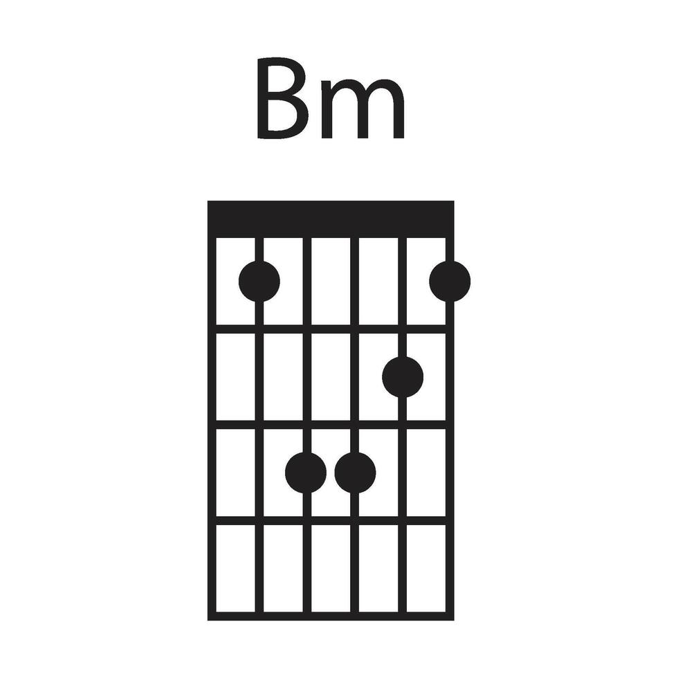 chitarra accordo icona vettore