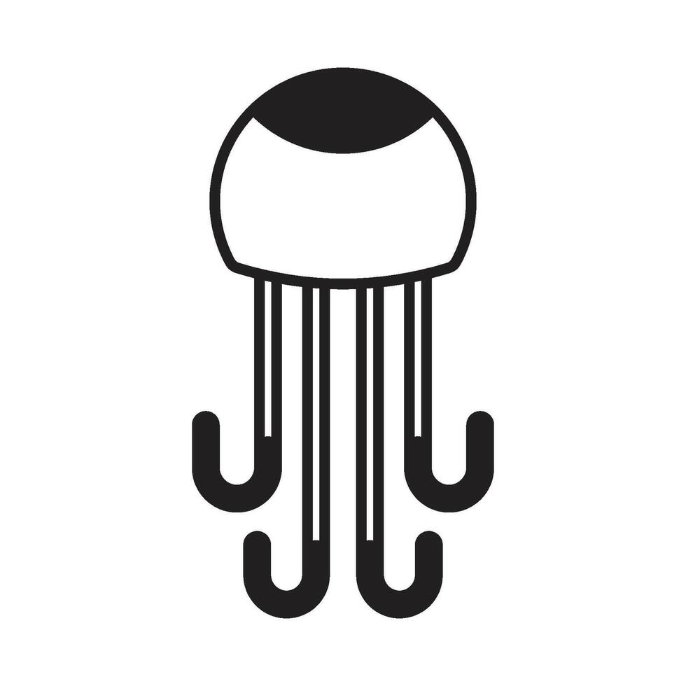 Medusa icona vettore