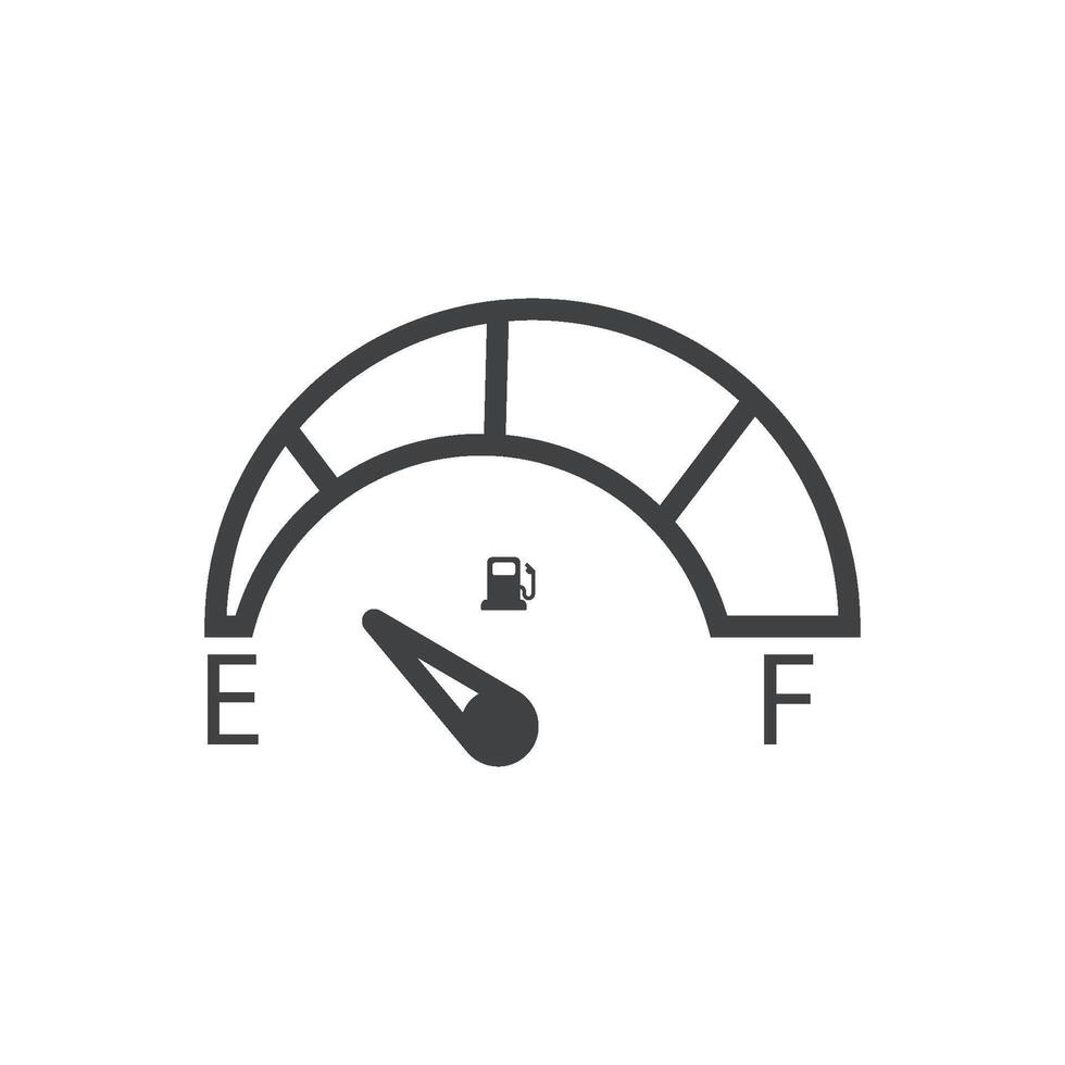 auto carburante indicatore icona vettore