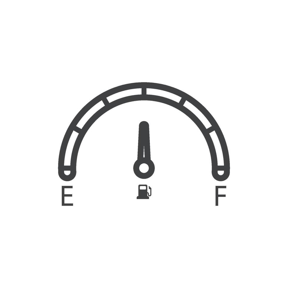 auto carburante indicatore icona vettore