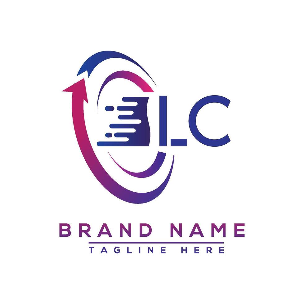 lc lettera logo design. vettore logo design per attività commerciale.