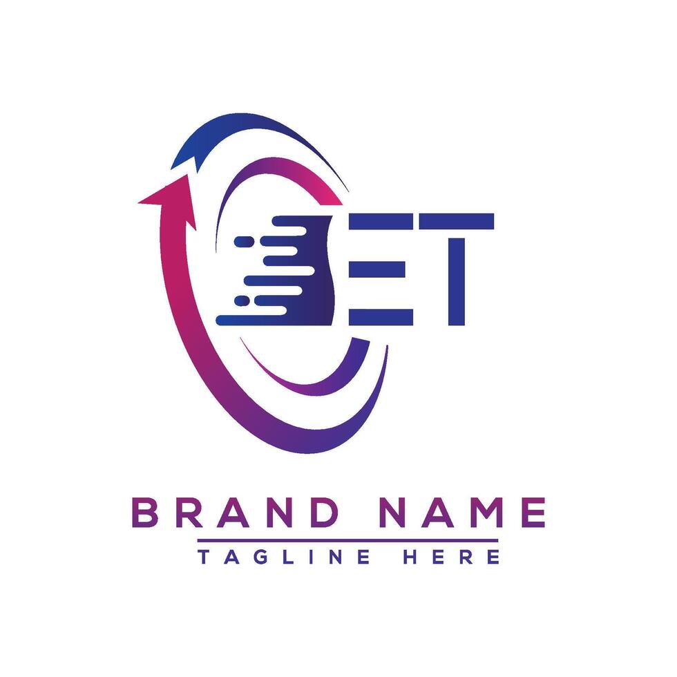 et lettera logo design. vettore logo design per attività commerciale.