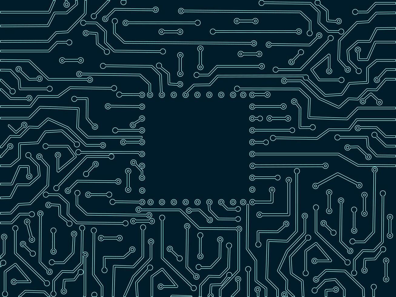 sfondo del circuito tecnologico vettore