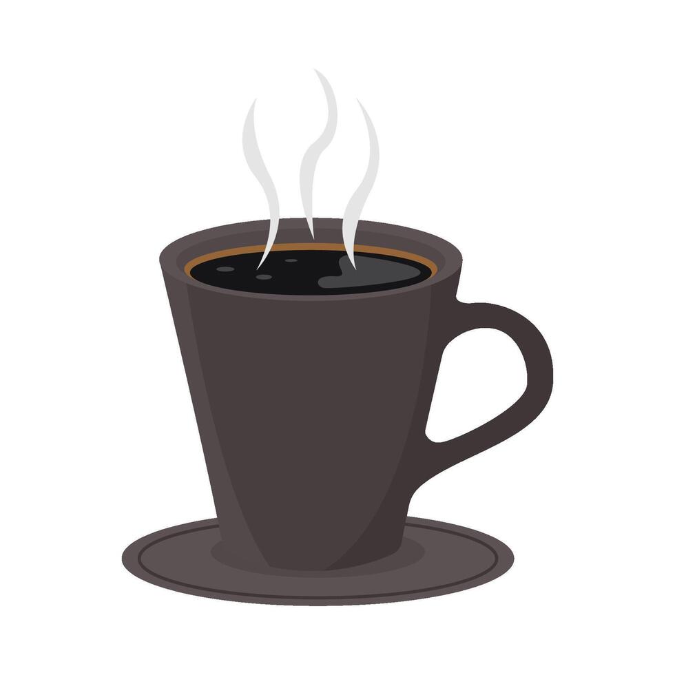 bicchiere caffè bevanda illustrazione vettore