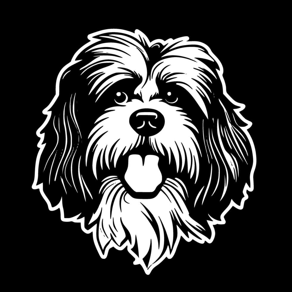 havanese - alto qualità vettore logo - vettore illustrazione ideale per maglietta grafico