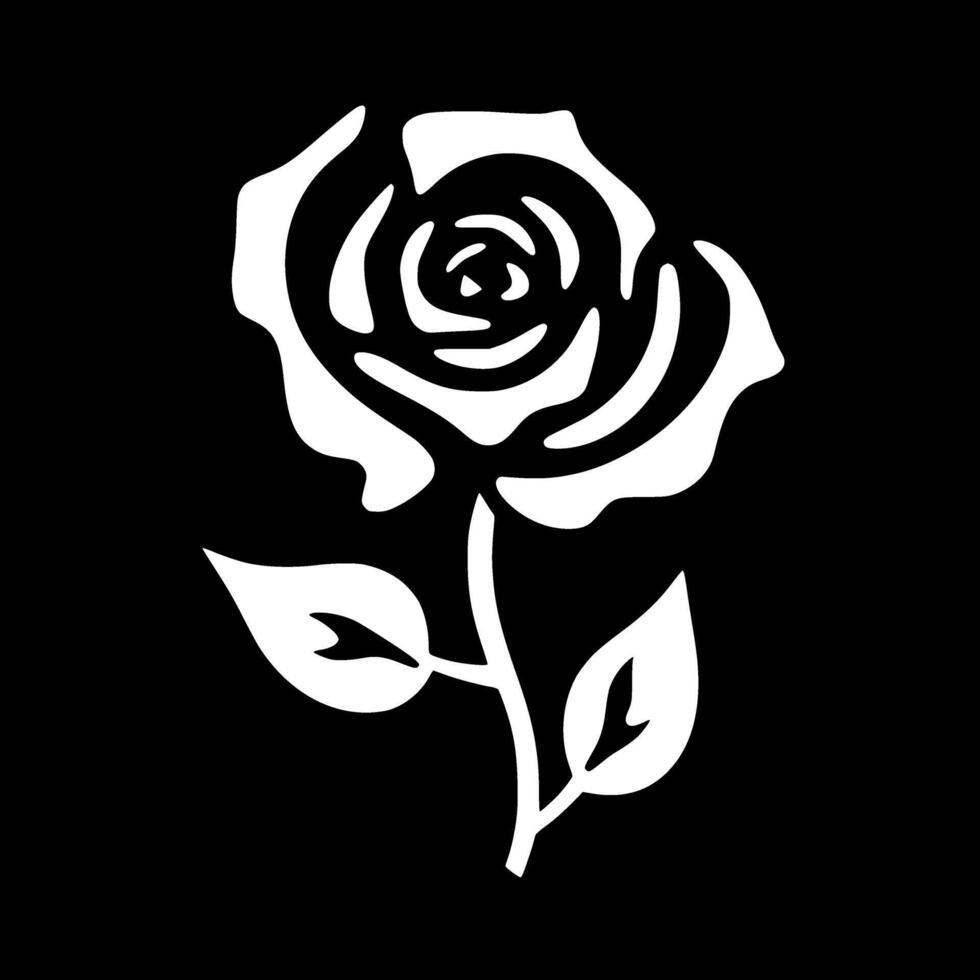 rosa - minimalista e piatto logo - vettore illustrazione