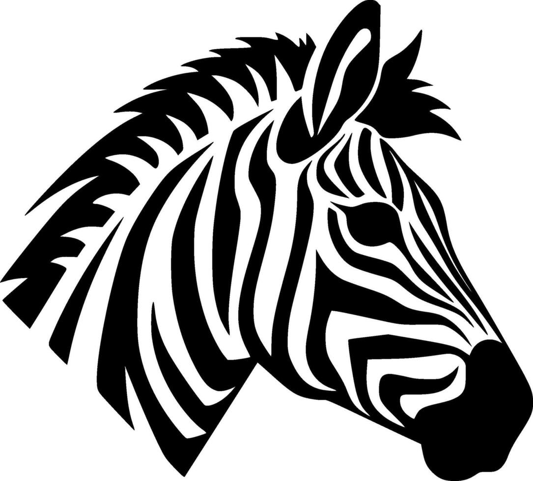 zebra - alto qualità vettore logo - vettore illustrazione ideale per maglietta grafico