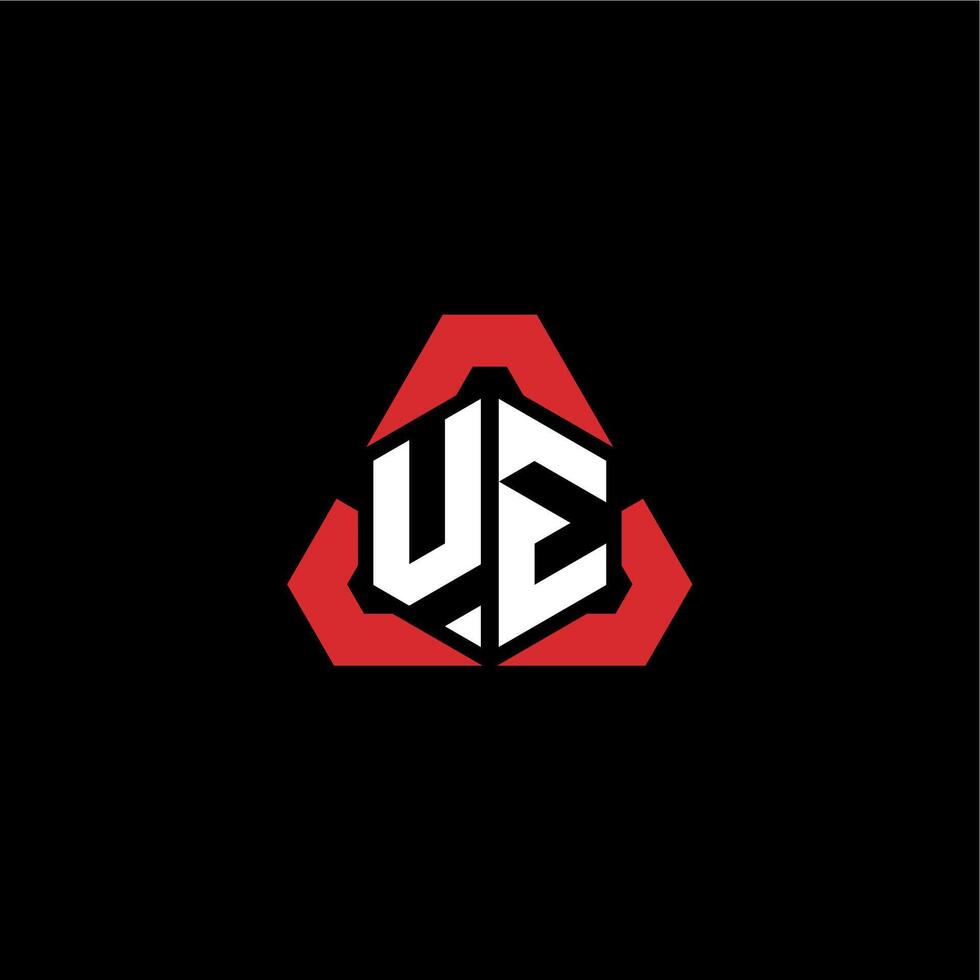 ue iniziale logo esport squadra concetto idee vettore