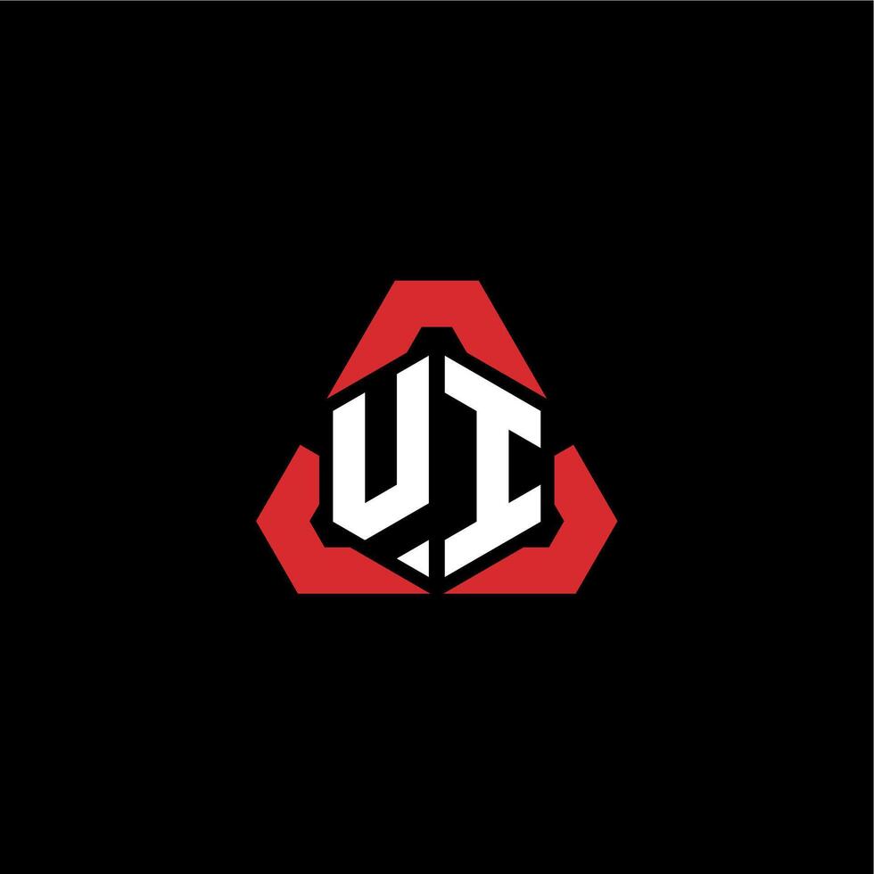 ui iniziale logo esport squadra concetto idee vettore