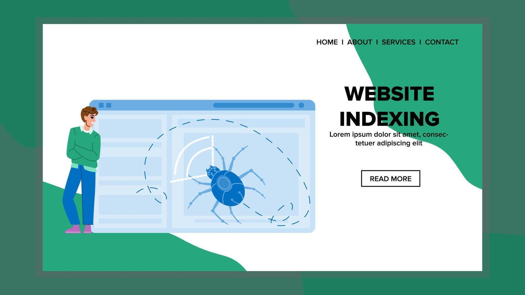 Google sito web indicizzazione vettore