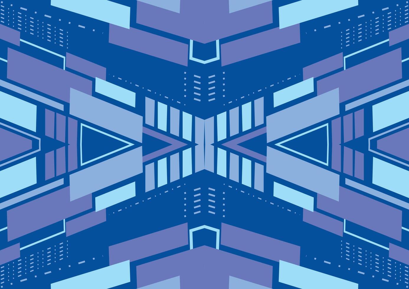 gioco geometrico blu sfondo design vettore