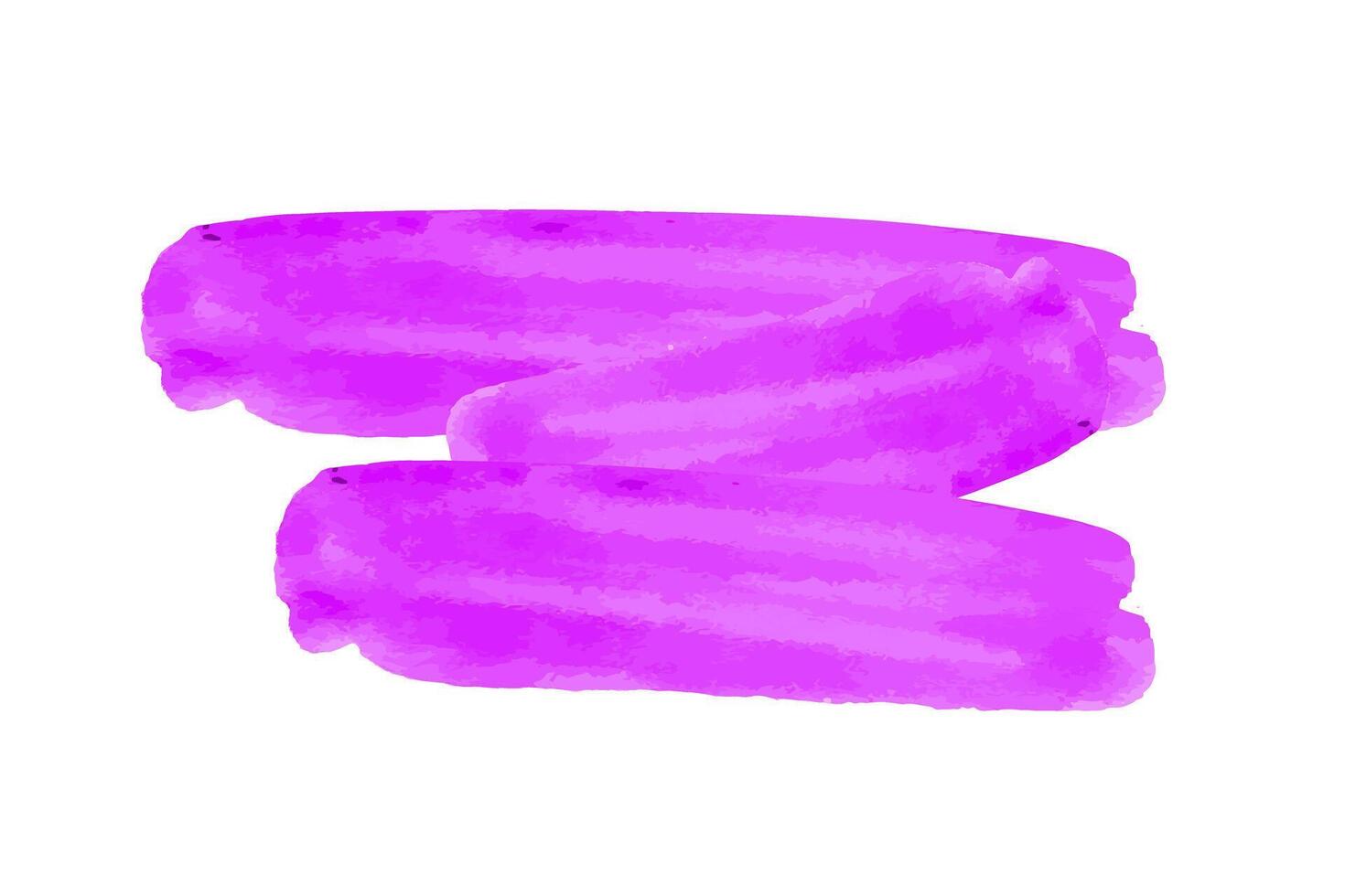 viola acquerello pennello ictus isolato su trasparente sfondo vettore
