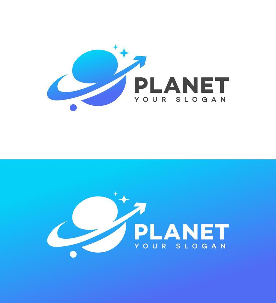 pianeta logo icona marca identità cartello simbolo vettore
