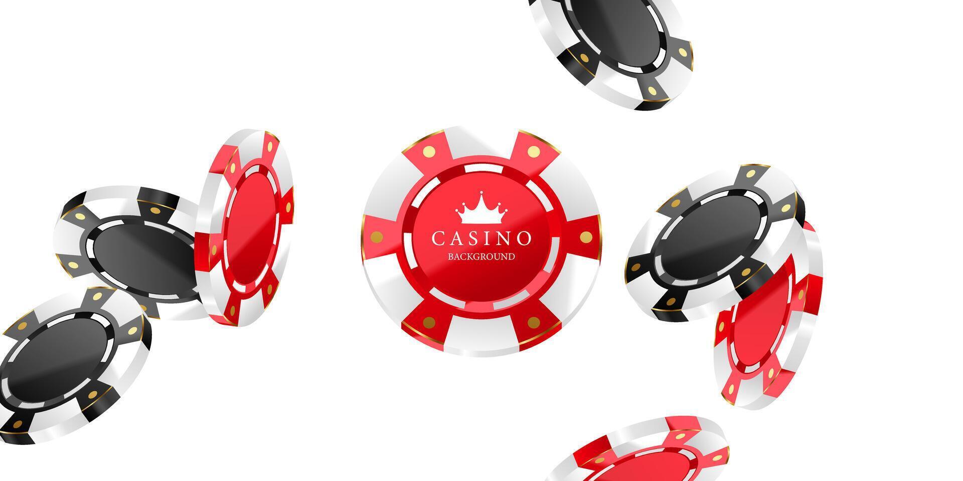 casinò sfondo vettore illustrazione per gioco d'azzardo manifesto bandiera elegante design