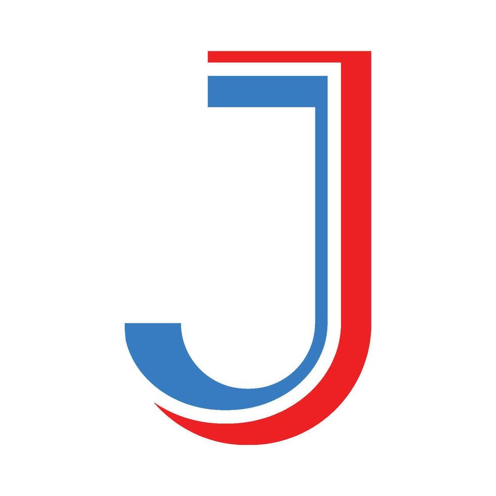 lettera j logo vettoriale