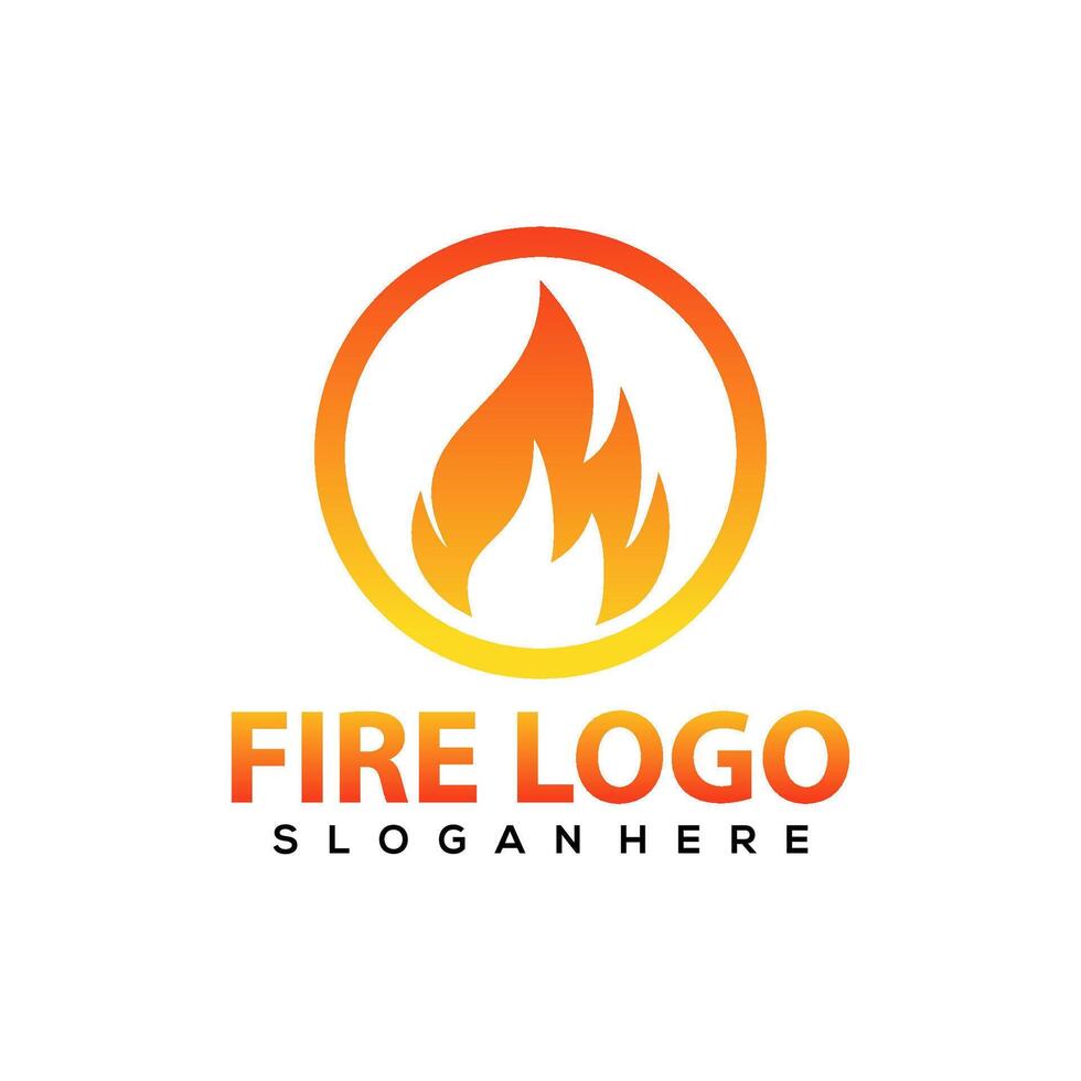 fuoco logo vettore, icona, simbolo, illustrazione design modello. isolato su bianca sfondo. vettore