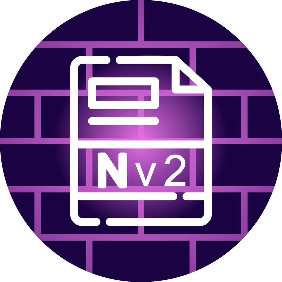 nv2 creativo icona design vettore