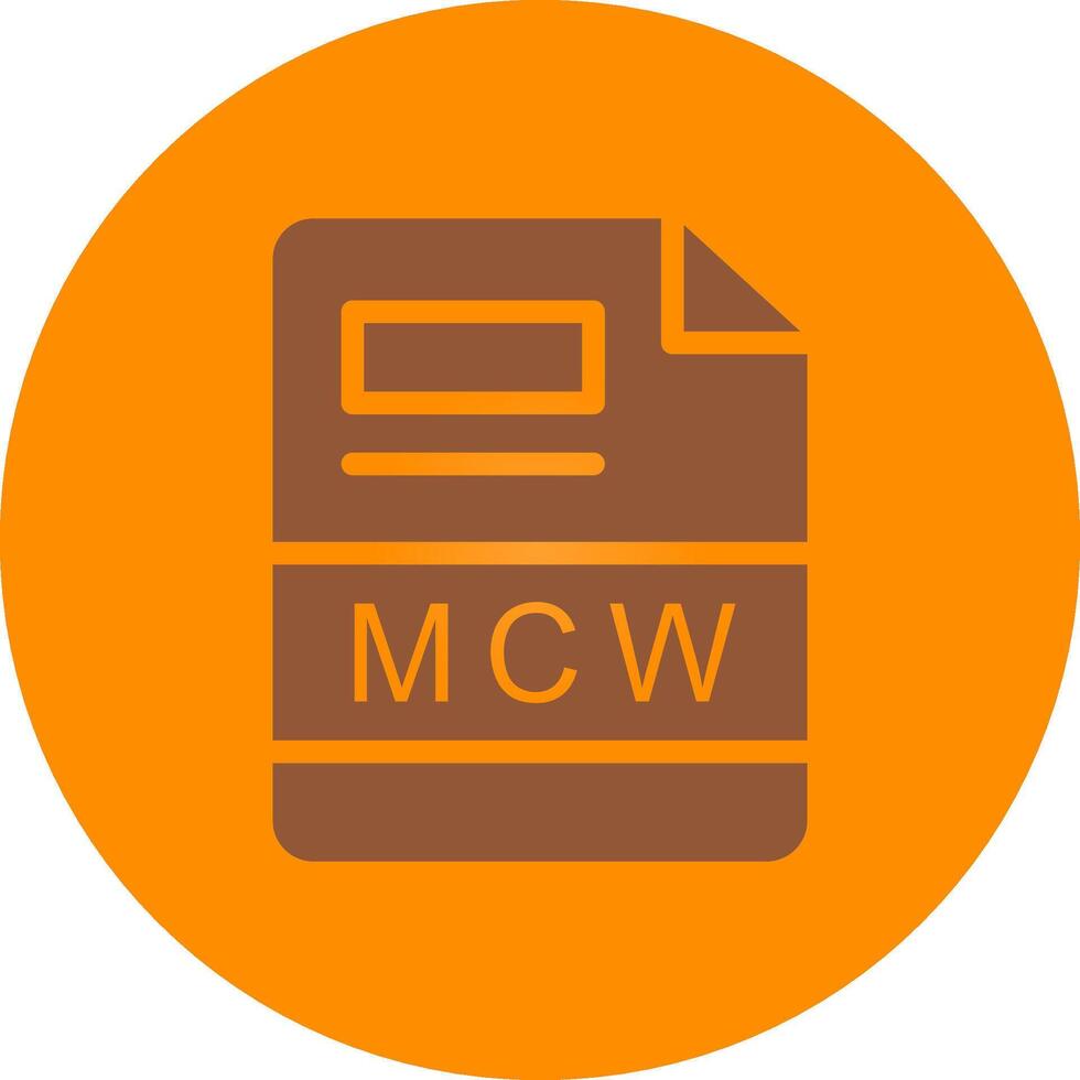 mcw creativo icona design vettore