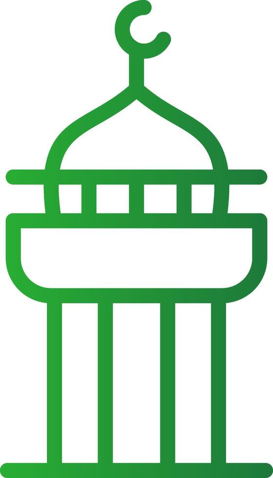 minareto creativo icona design vettore