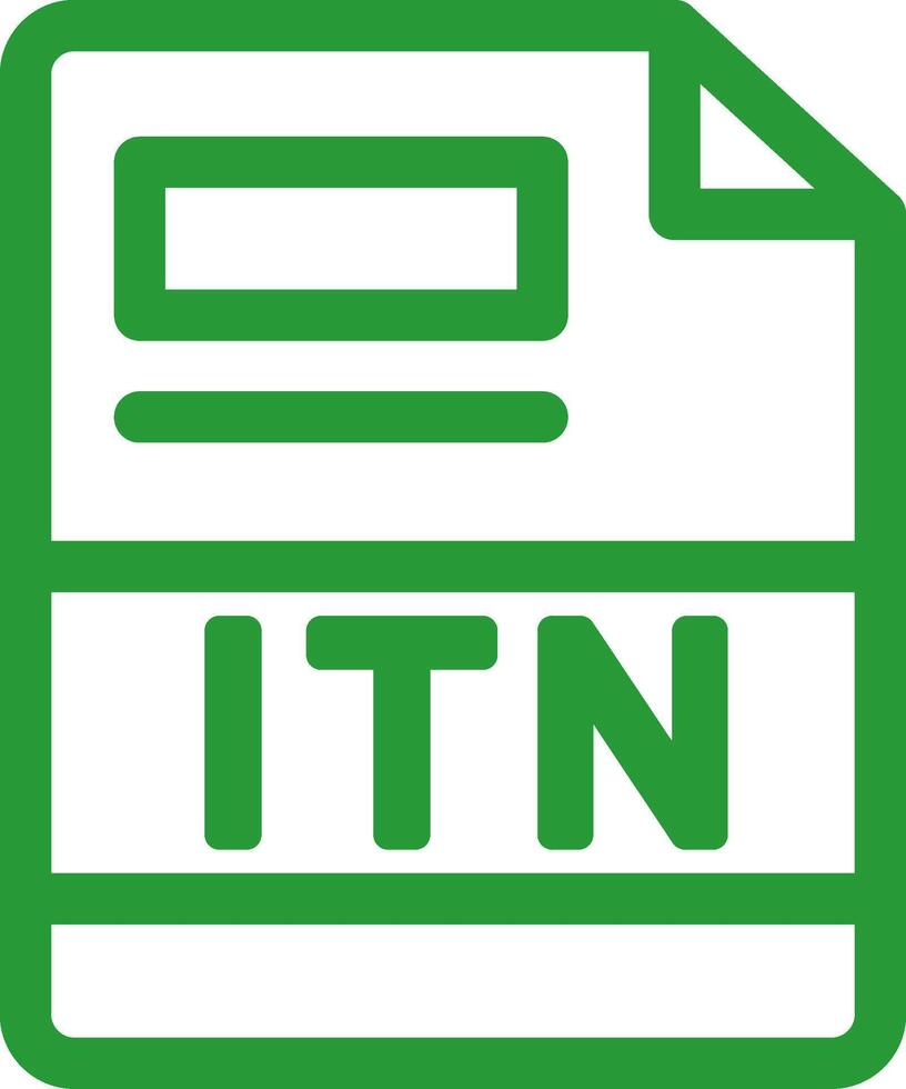 itn creativo icona design vettore