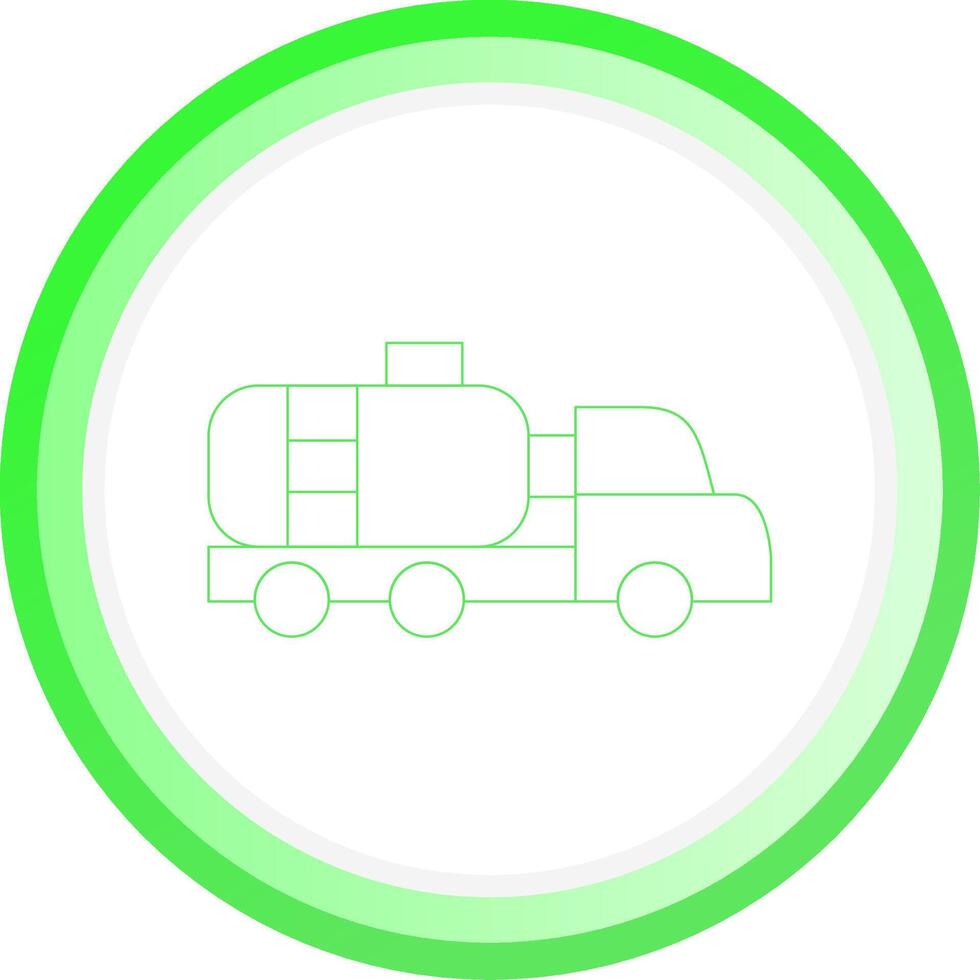 petroliera camion creativo icona design vettore