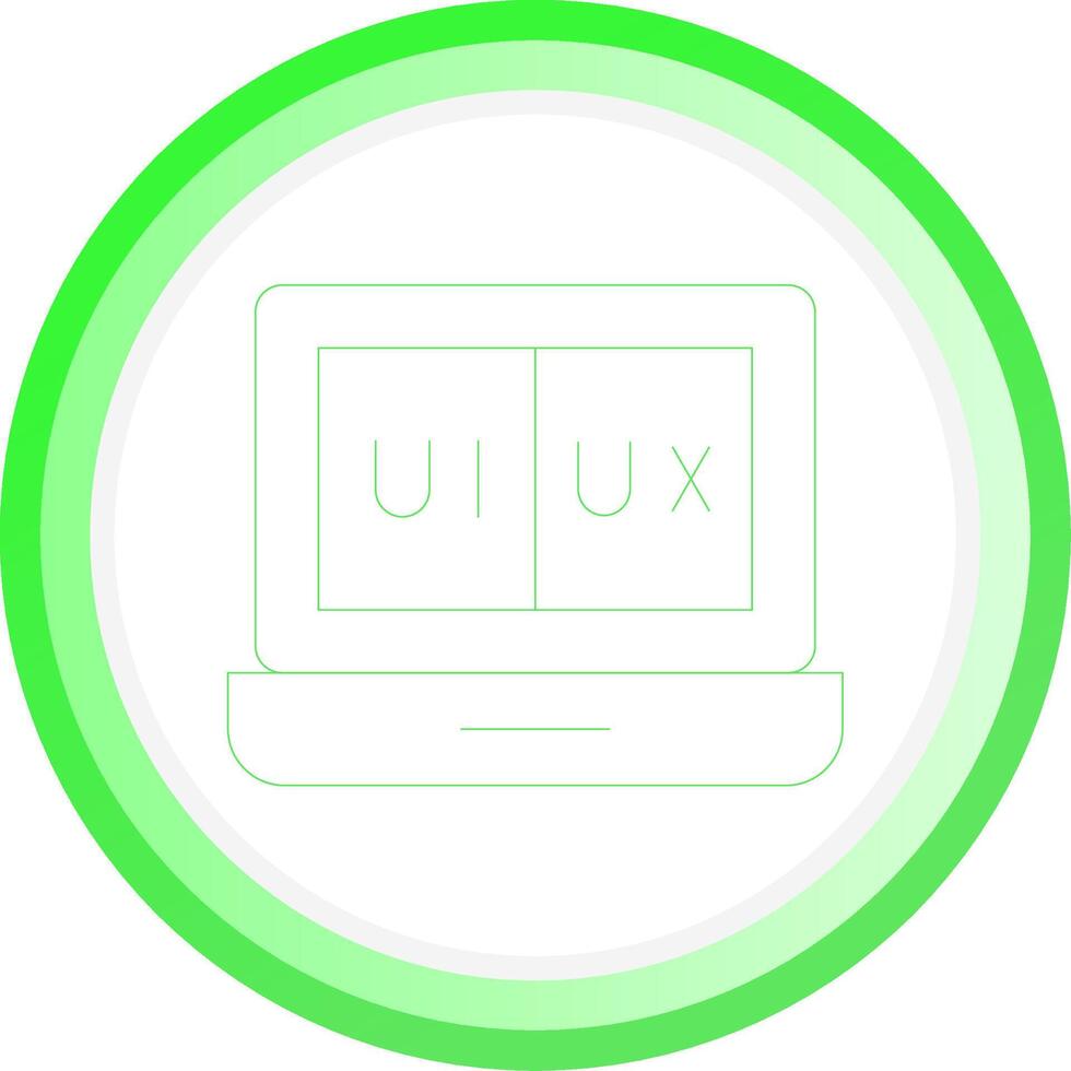 ui UX creativo icona design vettore