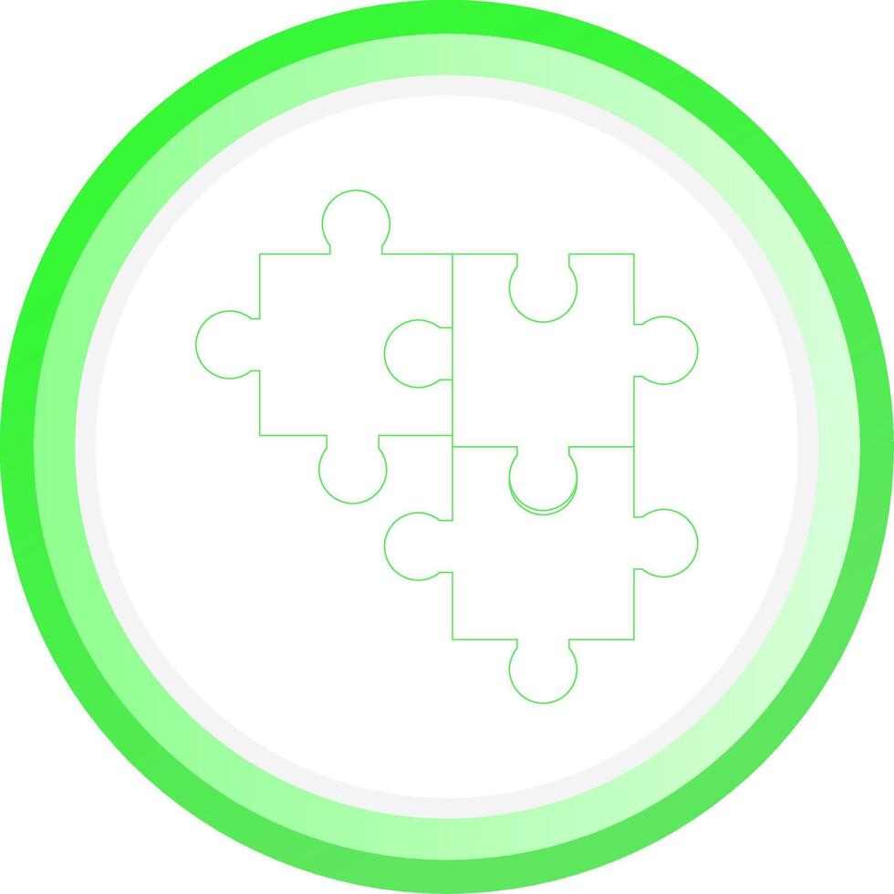 linea verde cerchio pendenza design vettore
