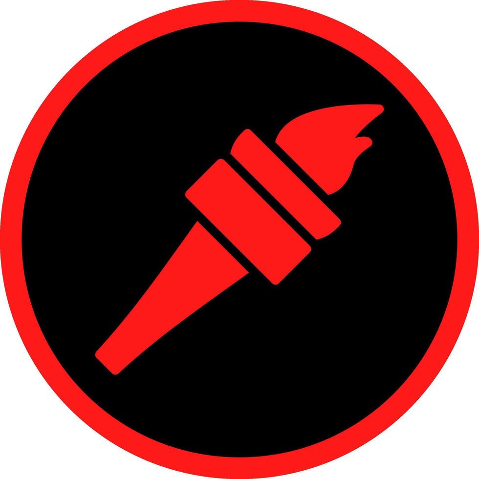 glifo rosso icone design vettore