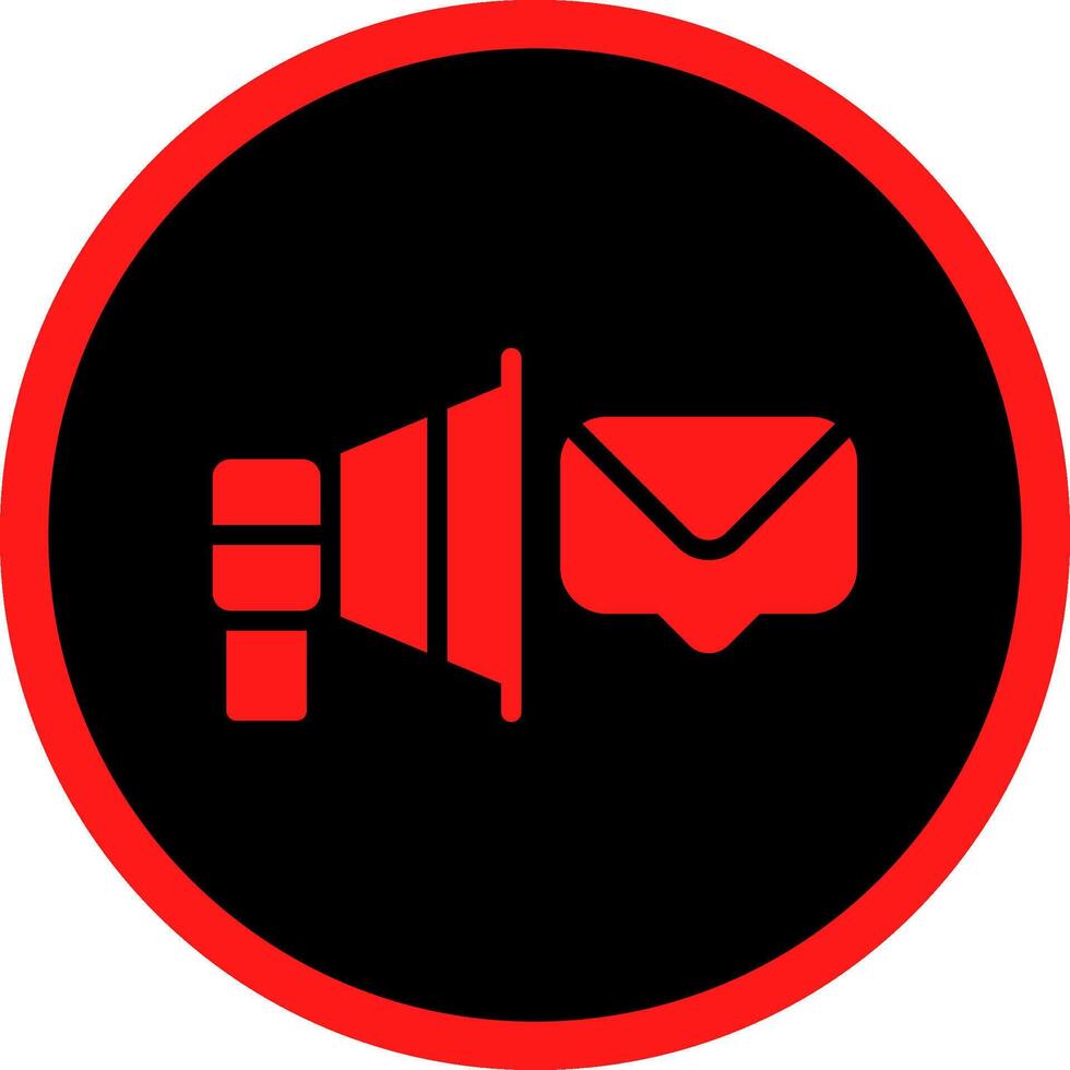 e-mail diretto marketing creativo icona design vettore