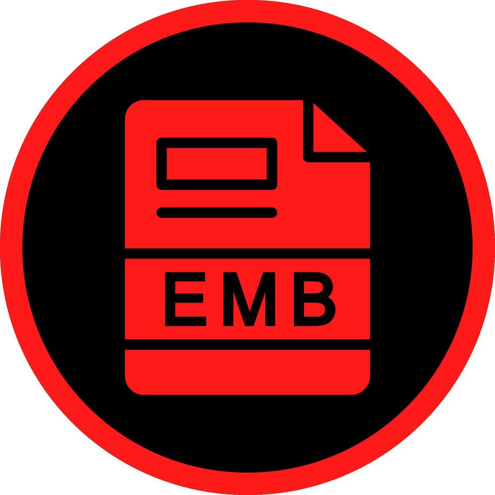 emb creativo icona design vettore