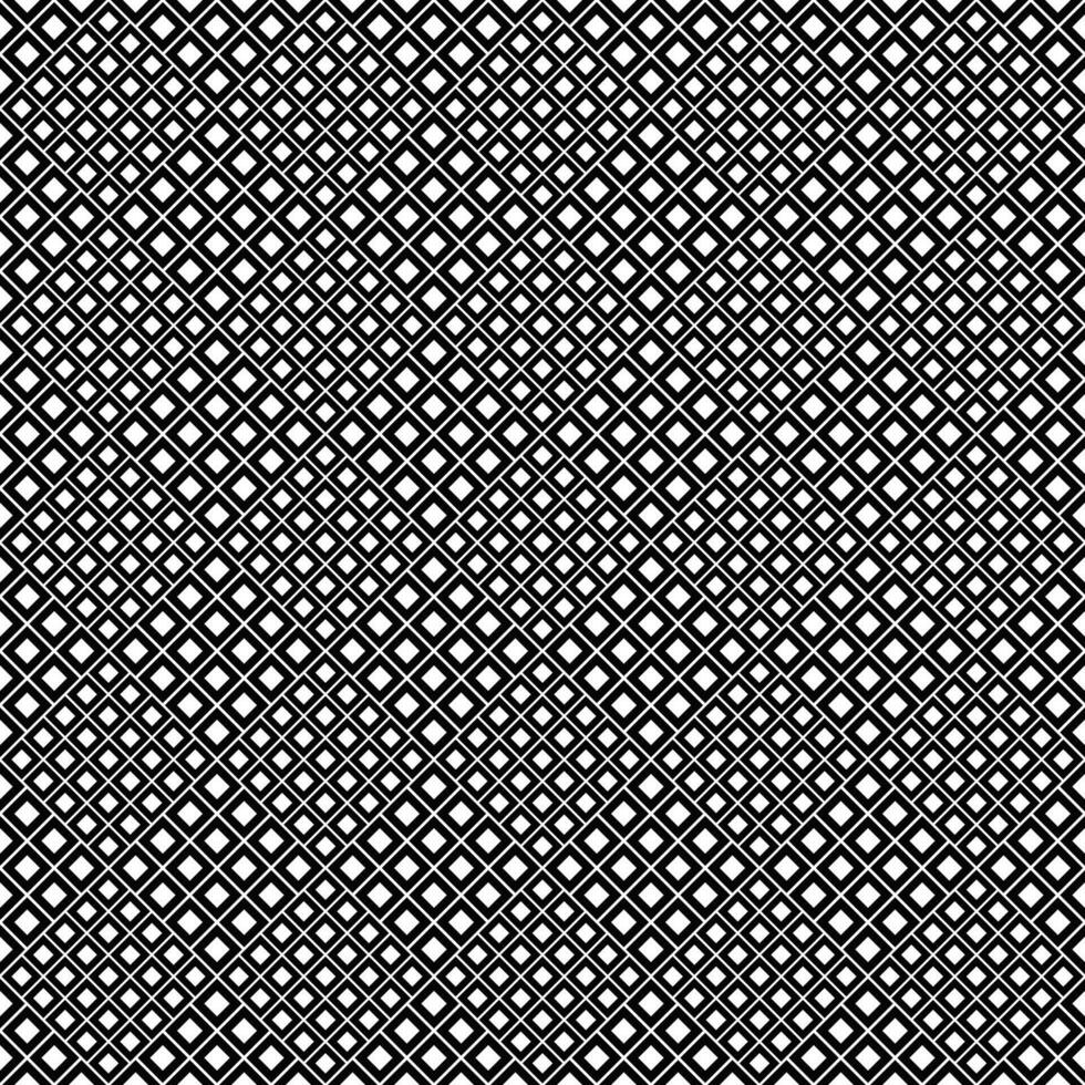 geometrico nero e bianca piazza modello sfondo - astratto monocromatico vettore illustrazione a partire dal diagonale piazze