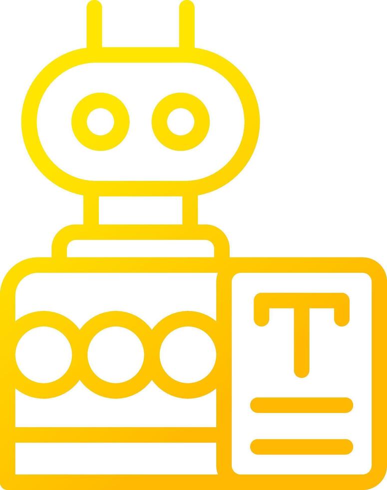 bots copywriting creativo icona design vettore