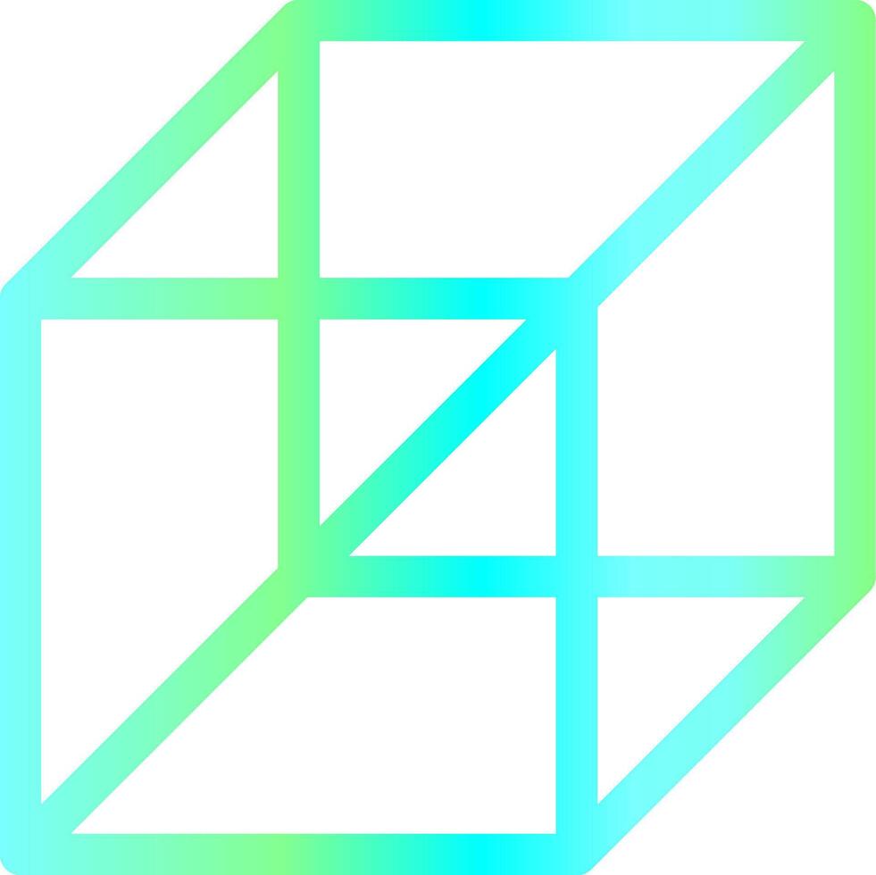 3d cubo creativo icona design vettore