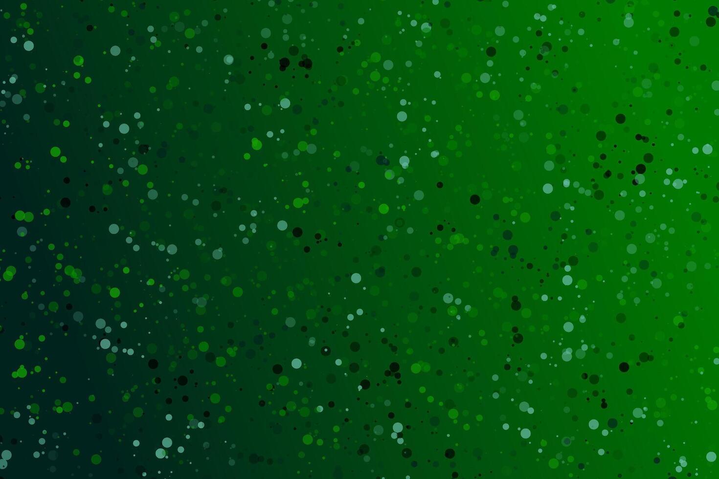 verde pendenza cerchio ragnatela sfondo - caotico astratto vettore grafico design con piccolo particelle