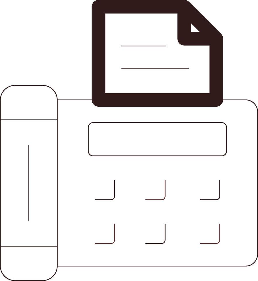 fax creativo icona design vettore