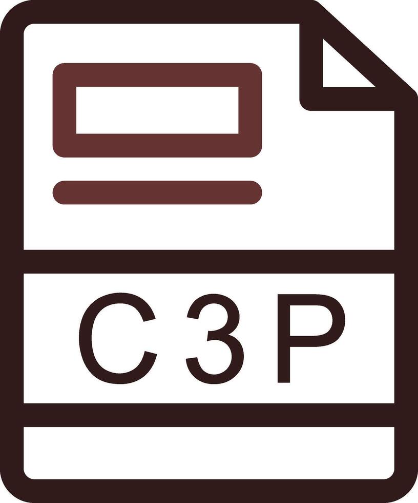 c3p creativo icona design vettore
