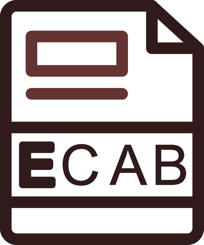 ecab creativo icona design vettore