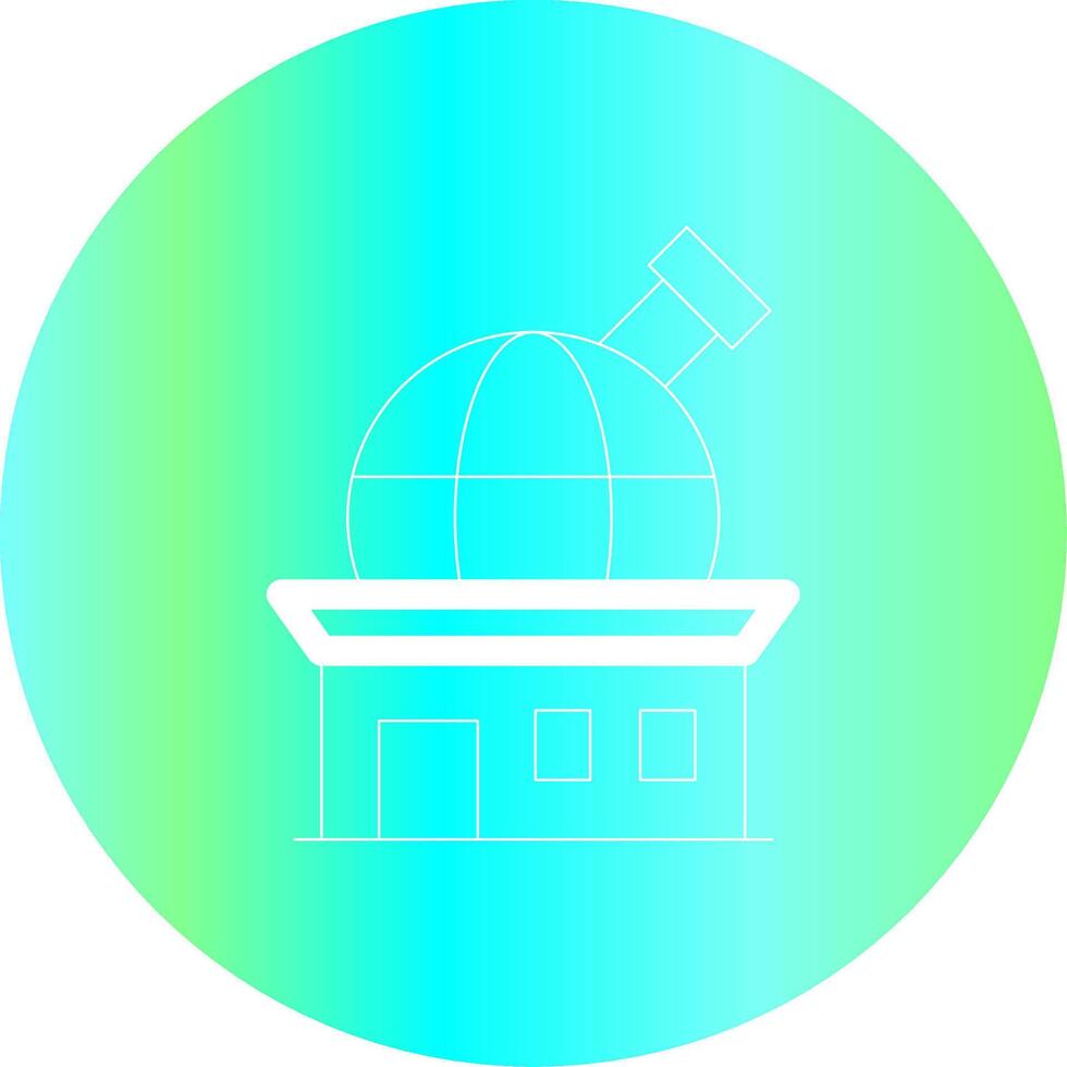 osservatorio creativo icona design vettore