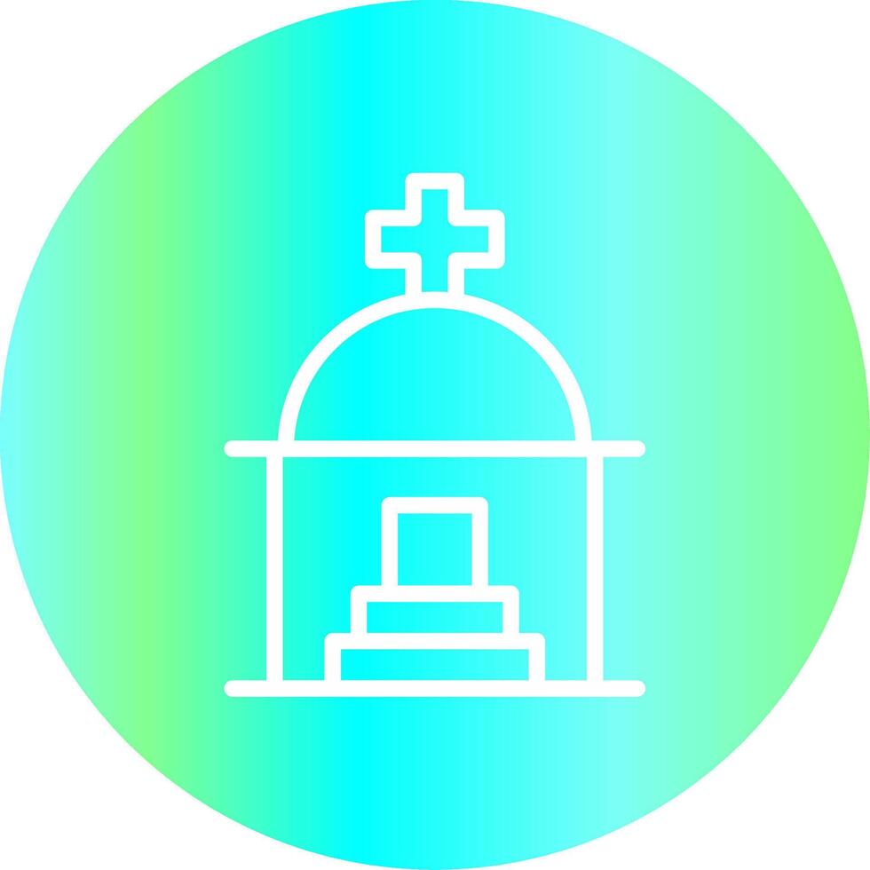 mausoleo creativo icona design vettore